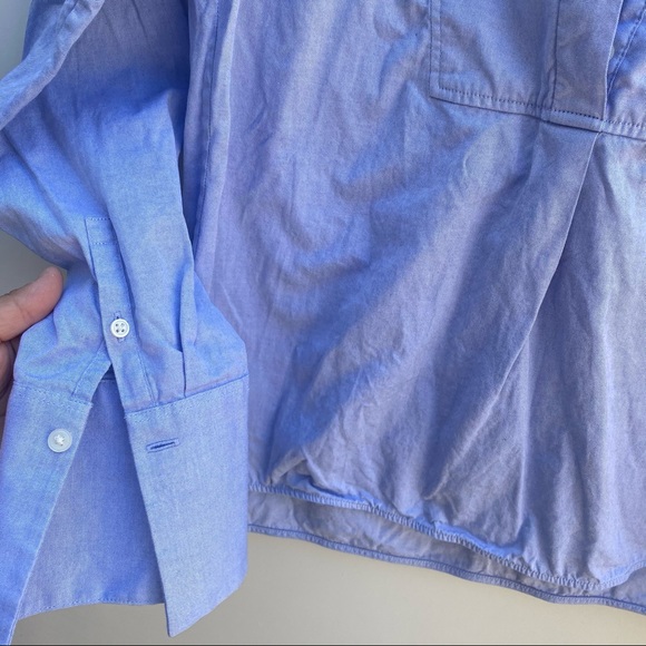 Everlane | The Cotton Poplin Split Neck Popover 8 - Picture 8 of 11